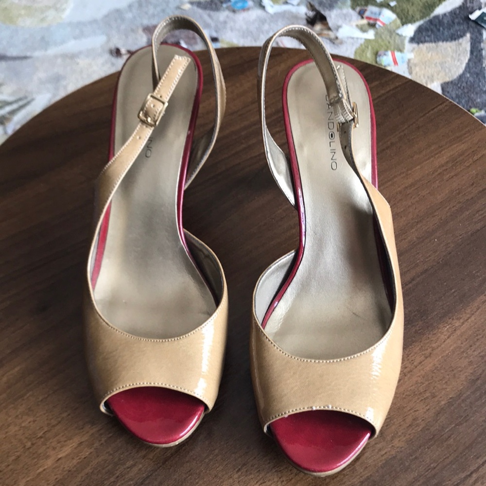 Bandolino Peep-Toe Slingbacks